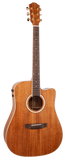**TETON STS203CENT ALL-SOLID MAHOGANY ACOUSTIC-ELECTRIC GUITAR - IN-STORE PICKUP ONLY -**