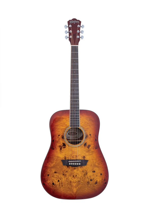 **WASHBURN DFBDA BURL TOP DREADNOUGHT ACOUSTIC GUITAR!! - IN-STORE PICKUP ONLY -**
