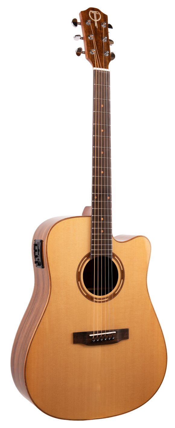 **TETON STS110CENT SPRUCE/OVANGKOL DREADNOUGHT W/ ELECTRONICS NATURAL**