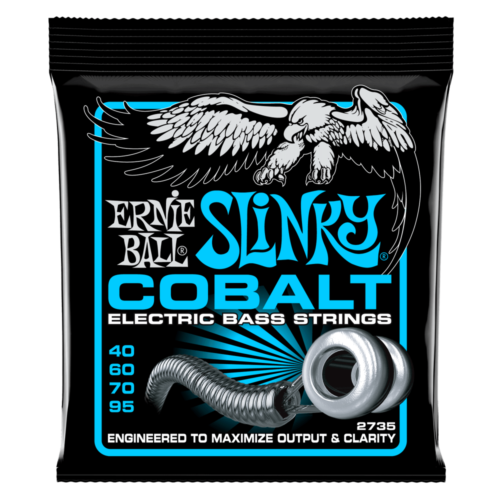 **ERNIE BALL COBALT EXTRA SLINKY 40-95 ELECTRIC BASS STRINGS 2735**