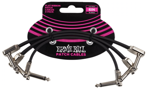 **3 PACK ERNIE BALL FLAT RIBBON 6