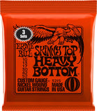 **3 SETS ERNIE BALL 2215 SKINNY TOP HEAVY BOTTOM ELECTRIC GUITAR STRINGS 10-52**