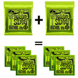 *6 SETS ERNIE BALL 2221 REGULAR SLINKY ELECTRIC GUITAR STRINGS 10-46 (2x3 PACK)*