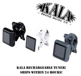 *KALA CHROMATIC RECHARGEABLE GUITAR, BASS, UKULELE, BANJO, & VIOLIN TUNER KK-R*