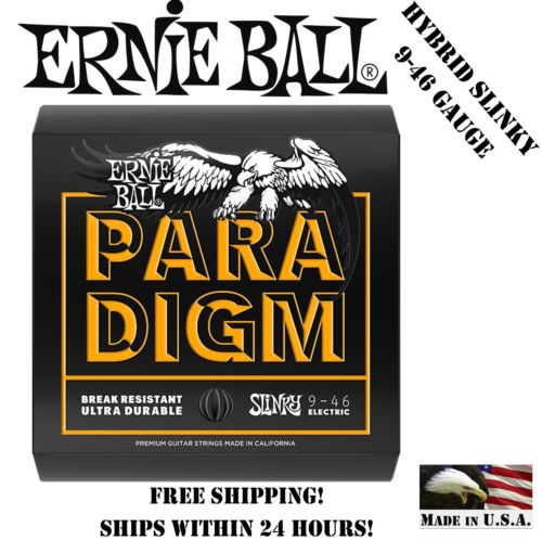 **ERNIE BALL PARADIGM 2022 HYBRID SLINKY ELECTRIC GUITAR STRINGS (9-46)**