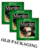** 3 SETS - MARTIN M170 ACOUSTIC GUITAR STRINGS EXTRA LIGHT 80/20 BRONZE **