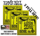 **3 PACKS ERNIE BALL 2621 7-STRING ELECTRIC GUITAR STRINGS (3 FULL SETS)**
