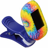 KALA KLIPZ TIE DYE CLIP ON TUNER FOR UKULELE, GUITAR, BASS, AND VIOLIN!