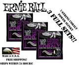 ** 3-PACK ERNIE BALL COBALT 7 STRING POWER SLINKY GUITAR STRINGS 11-48 **