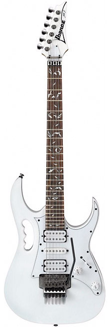 **IBANEZ JEMJR ELECTRIC GUITAR IN WHITE - IN-STORE PICKUP ONLY -**