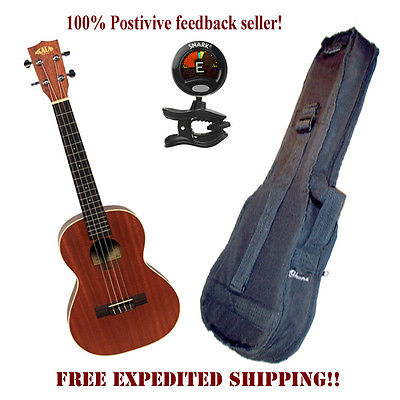 **KALA KA-T MAHOGANY TENOR UKULELE WITH HEAVY DUTY PADDED BAG & SNARK TUNER**